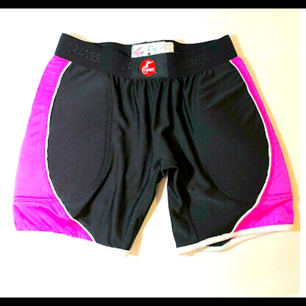 Black white and pink sliders